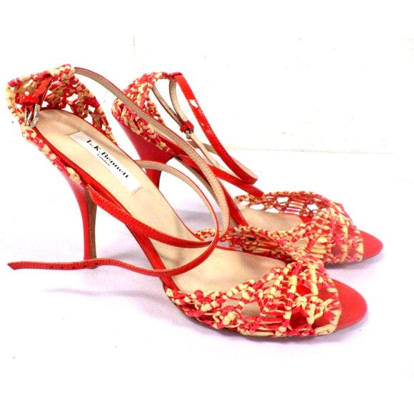 L.K. Bennet Azure Macrame Sandals -40 - Picture 5 of 9